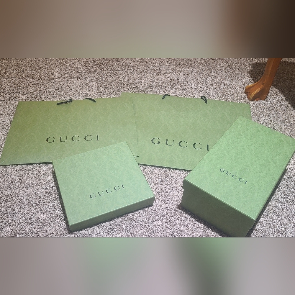 Large EMPTY Green Gucci Bag